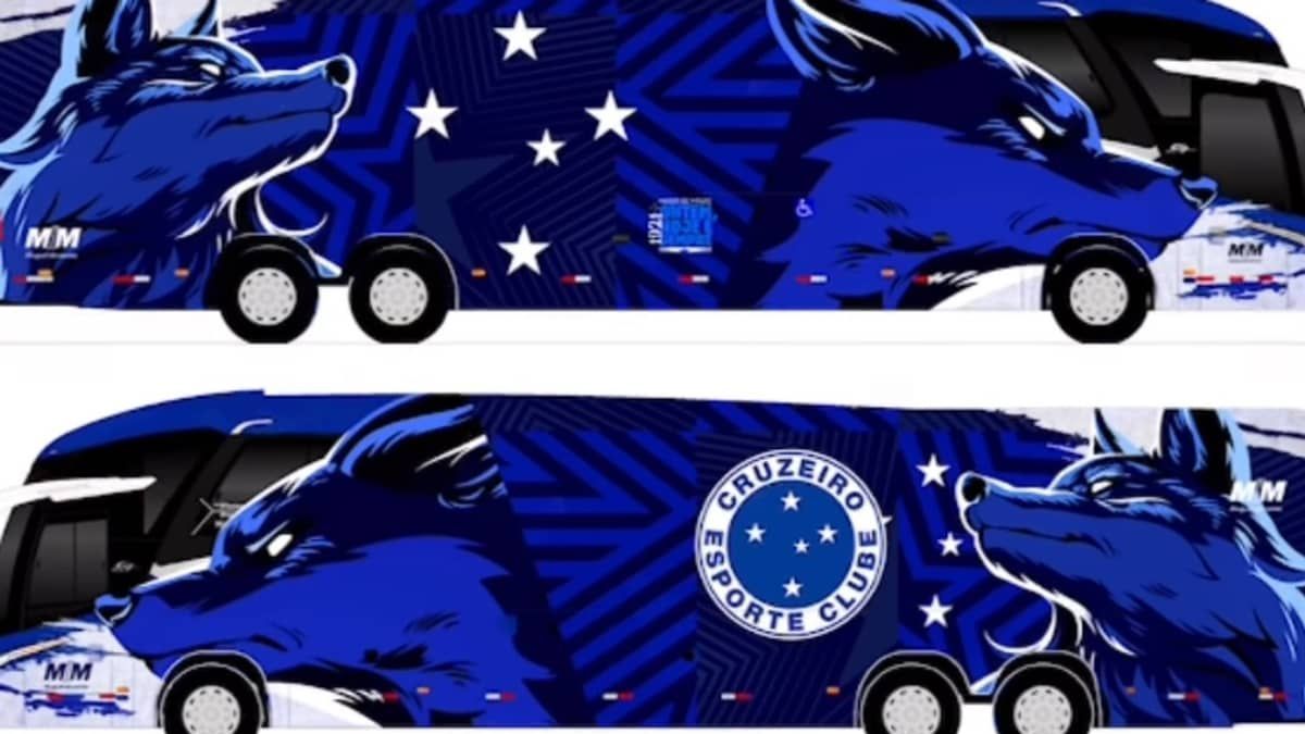 Cruzeiro divulga vencedor da eleição para escolher design do ônibus em 2023: confira