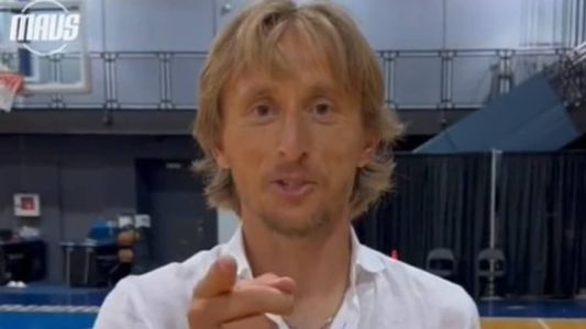 Modric desafiou seu xará Doncic para arremessos no basquete