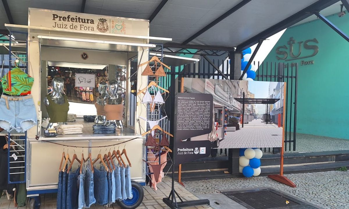 Prefeitura apresenta módulo do comércio popular em Juiz de Fora