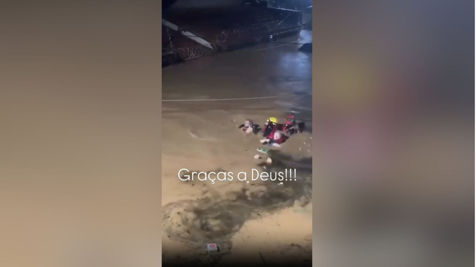 Chuva em Ubá: vídeo mostra salvamento de bombeiros na Zona da Mata