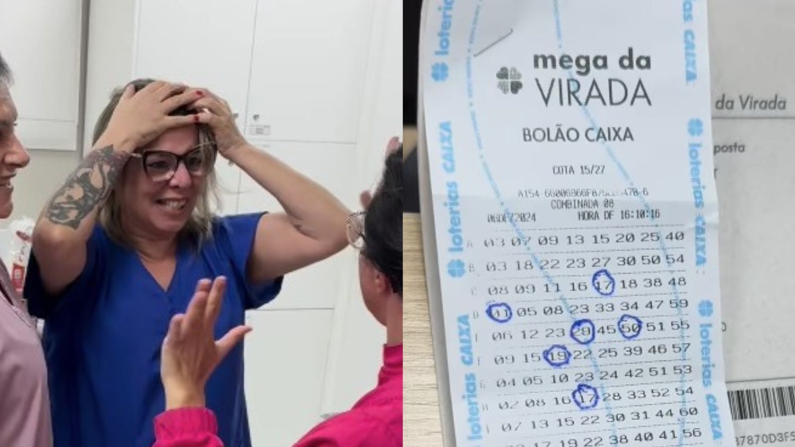Mulher que achou ter ganhado na Mega da Virada explica confusão:  'Isso não é bingo, jogou errado'