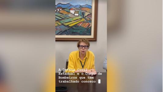 Em vídeo, a prefeita de Juiz de Fora, Margarida Salomão (PT), fala sobre plano de contenção das ocorrências