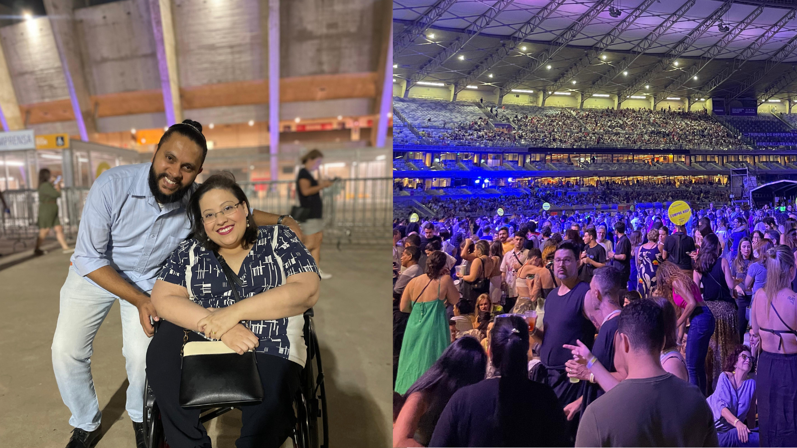 Caetano Veloso e Maria Bethânia unem fãs de diversas gerações e origens no Mineirão, em BH