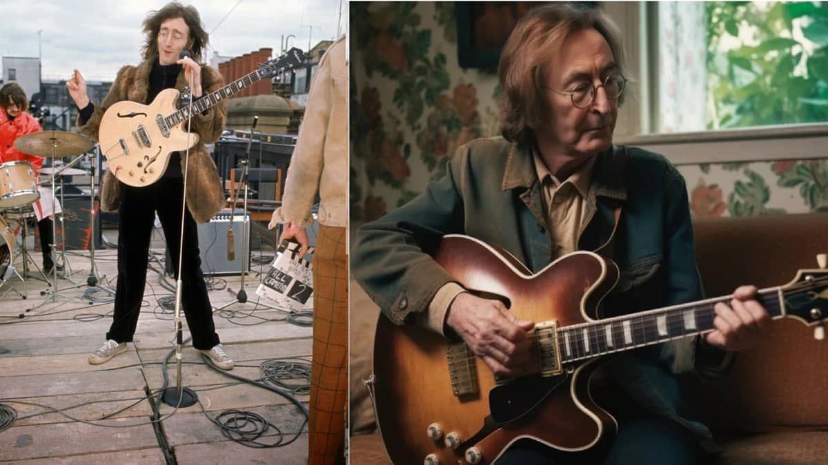 Inteligência artificial mostra como John Lennon estaria hoje, aos 83 anos; veja fotos
