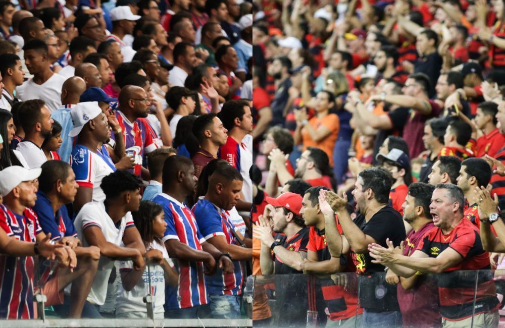 Bahia e Sport têm maiores torcidas entre clubes do Nordeste