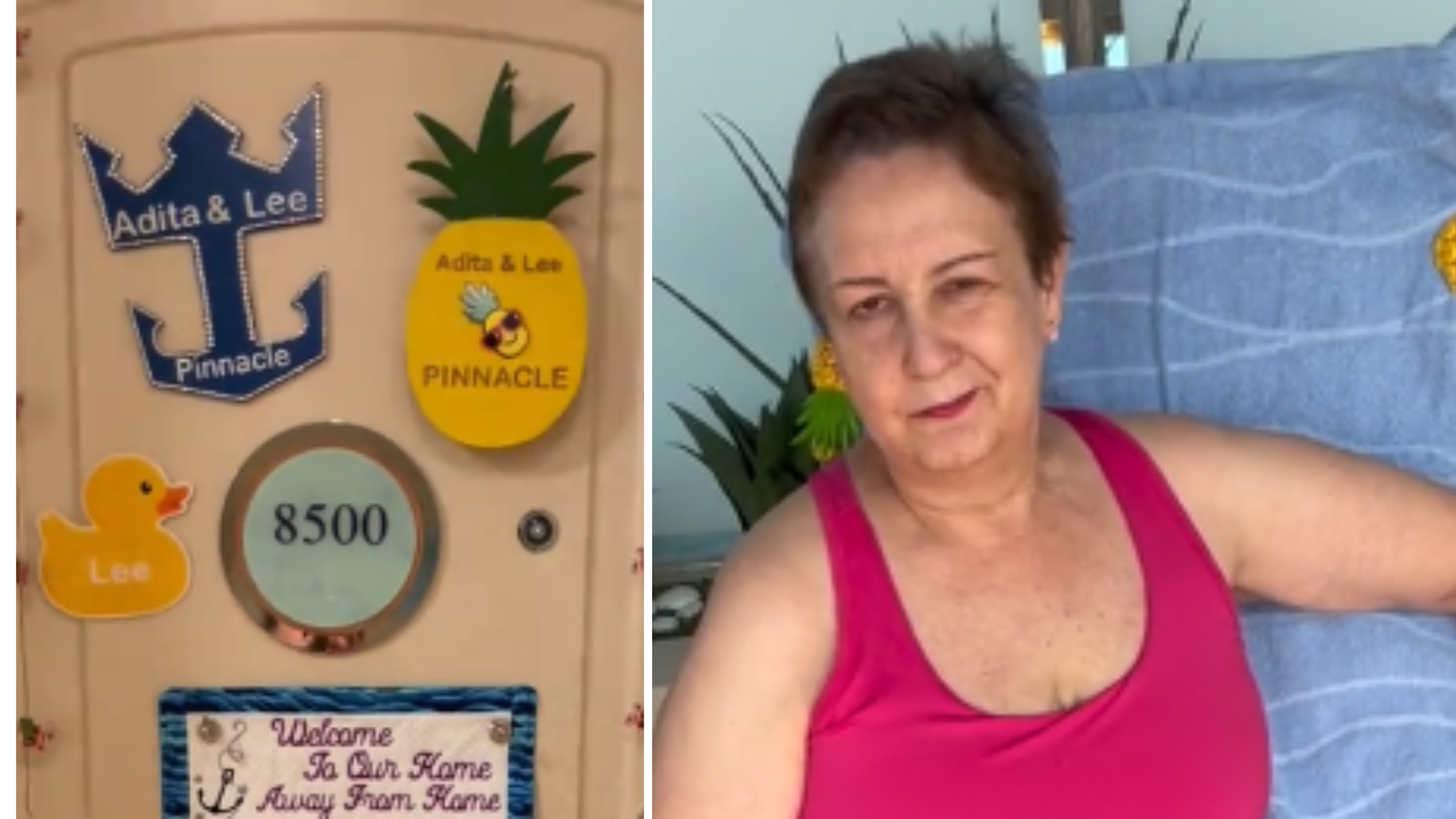 Idosa viraliza ao usar abacaxi em cruzeiro e descobrir que era 'código de swing'