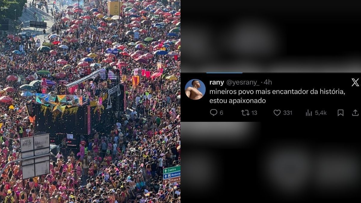 Turistas se ‘derretem’ por BH na web durante o Carnaval: 'perdidamente apaixonado'
