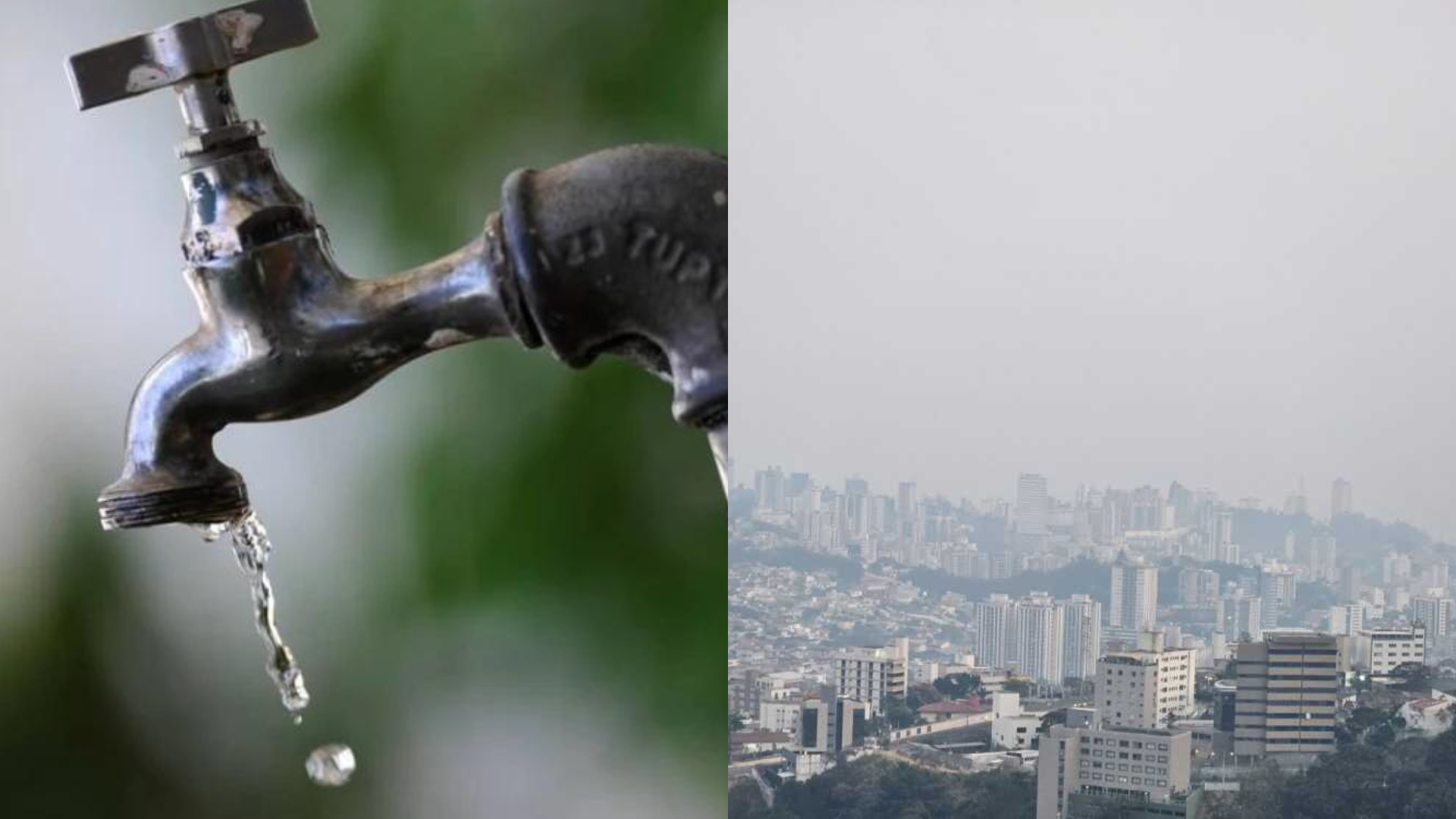 Em dia de temperaturas altas e baixa umidade, bairros ficam sem água em BH