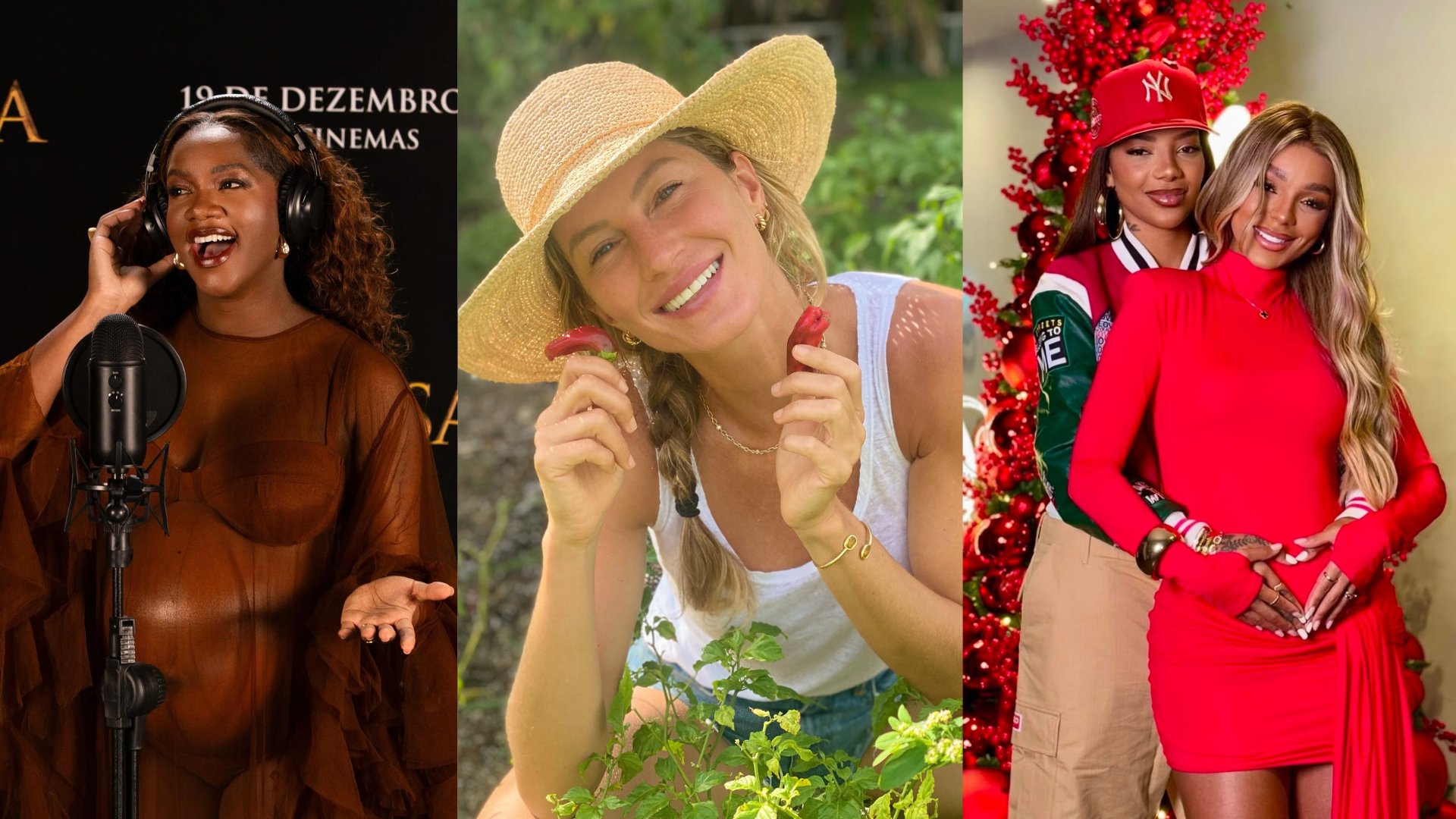 Retrospectiva 2024: relembre famosas que ficaram grávidas durante o ano