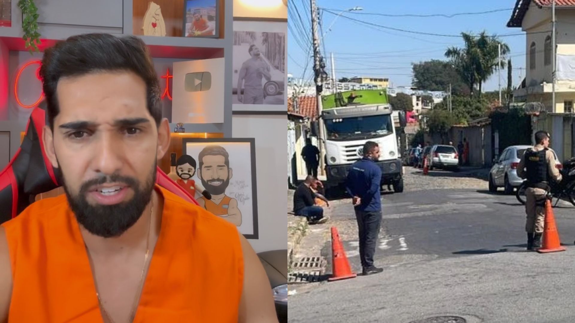 Gari morto por empresário: influenciador de BH, Gari Gato se revolta com caso