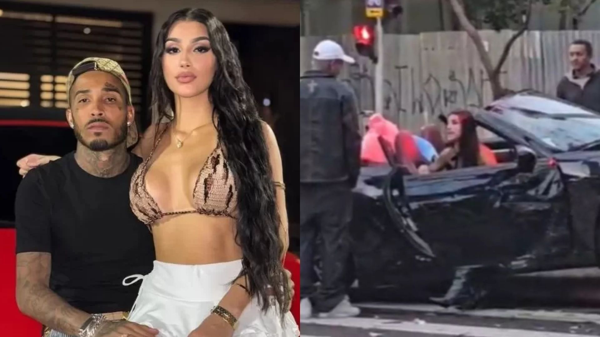 VÍDEO: veja momento do acidente de Bia Miranda e Gato Preto em São Paulo
