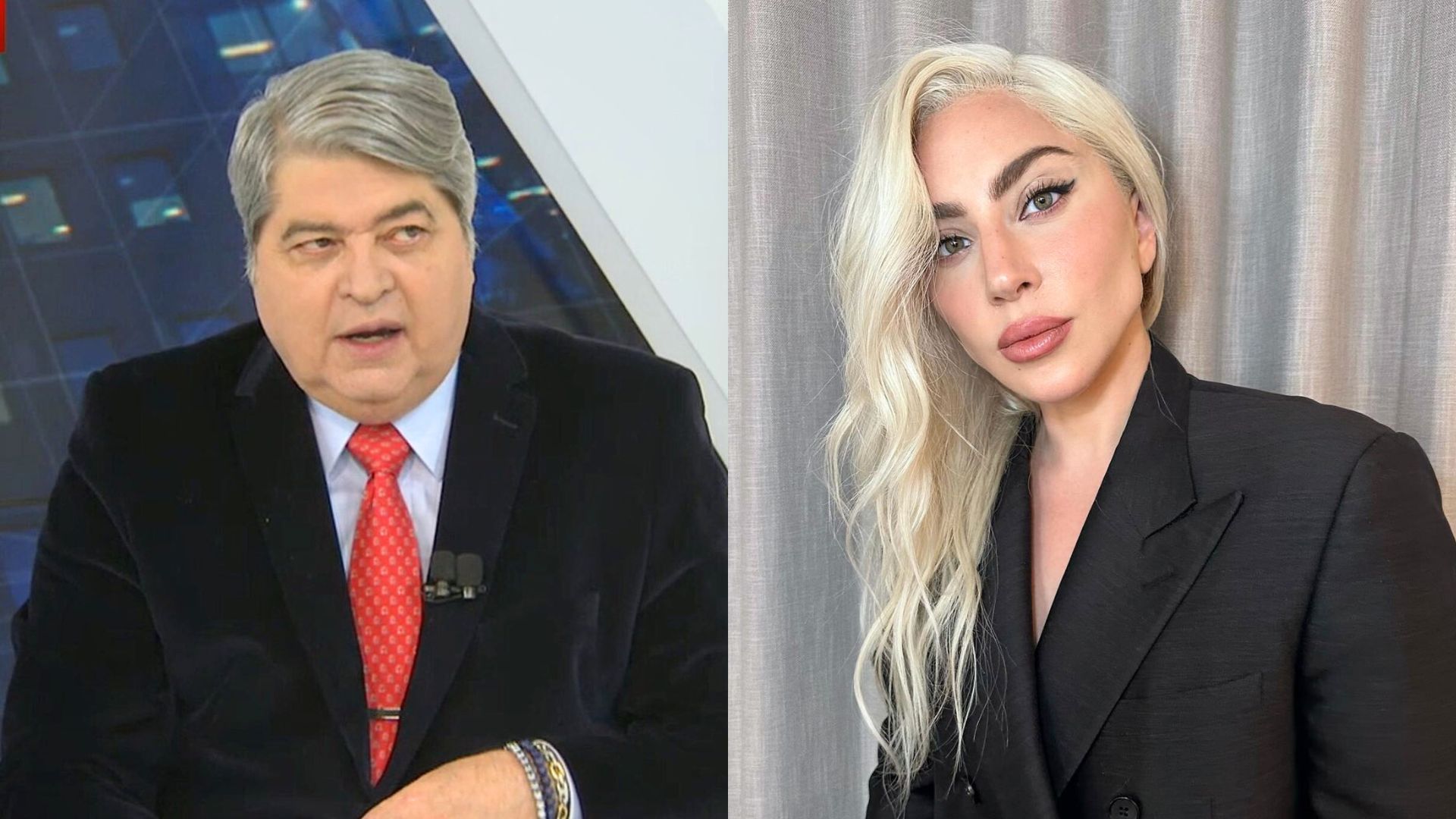 Datena critica atitude de Lady Gaga: ‘Ninguém é ninguém’