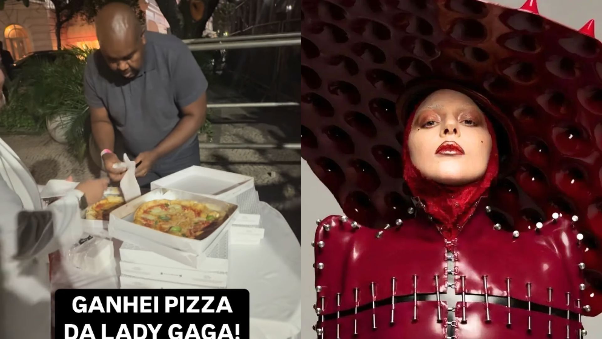 Lady Gaga manda dezenas de pizzas para fãs na porta do hotel no Rio