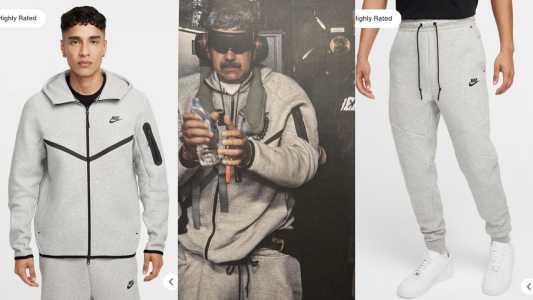 Maduro usava conjunto da Nike enquanto foi preso