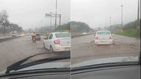 Alagamento no Anel Rodoviário