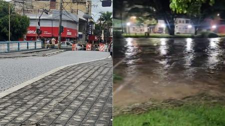 Chuva causou transtornos em Formiga, no Centro-Oeste mineiro