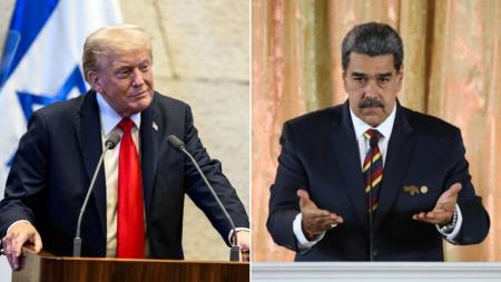 Donald Trump e Nicolás Maduro