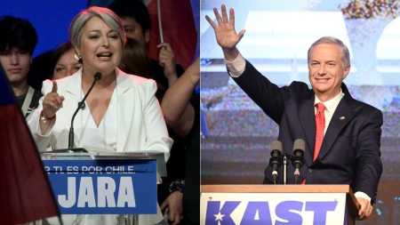 Jeannette Jara e José Antonio Kast vão disputar o 2° turno das eleições presidenciais no Chile
