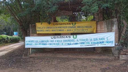 Moradores da comunidade de Vieiras, em Itatiaiuçu, protestam contra mineração na Pedra Grande