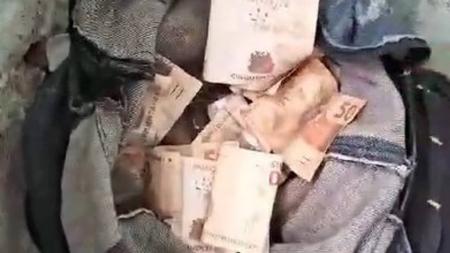 Moradores encontram dinheiro boiando em ribeirão de Viçosa na Zona da Mata Mineira