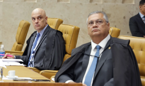 Alexandre de Moraes e Flávio Dino