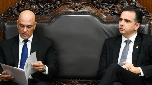 Moraes se reuniu com Rodrigo Pacheco no Senado para debate PL das Fake News