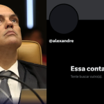 Conta de Alexandre de Moraes é desativada no X, rede social de Elon Musk