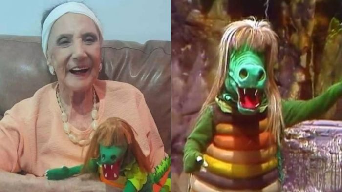 Morre aos 96 anos, Dorinha Duval, que interpretou Cuca no 'Sítio do Picapau Amarelo'.