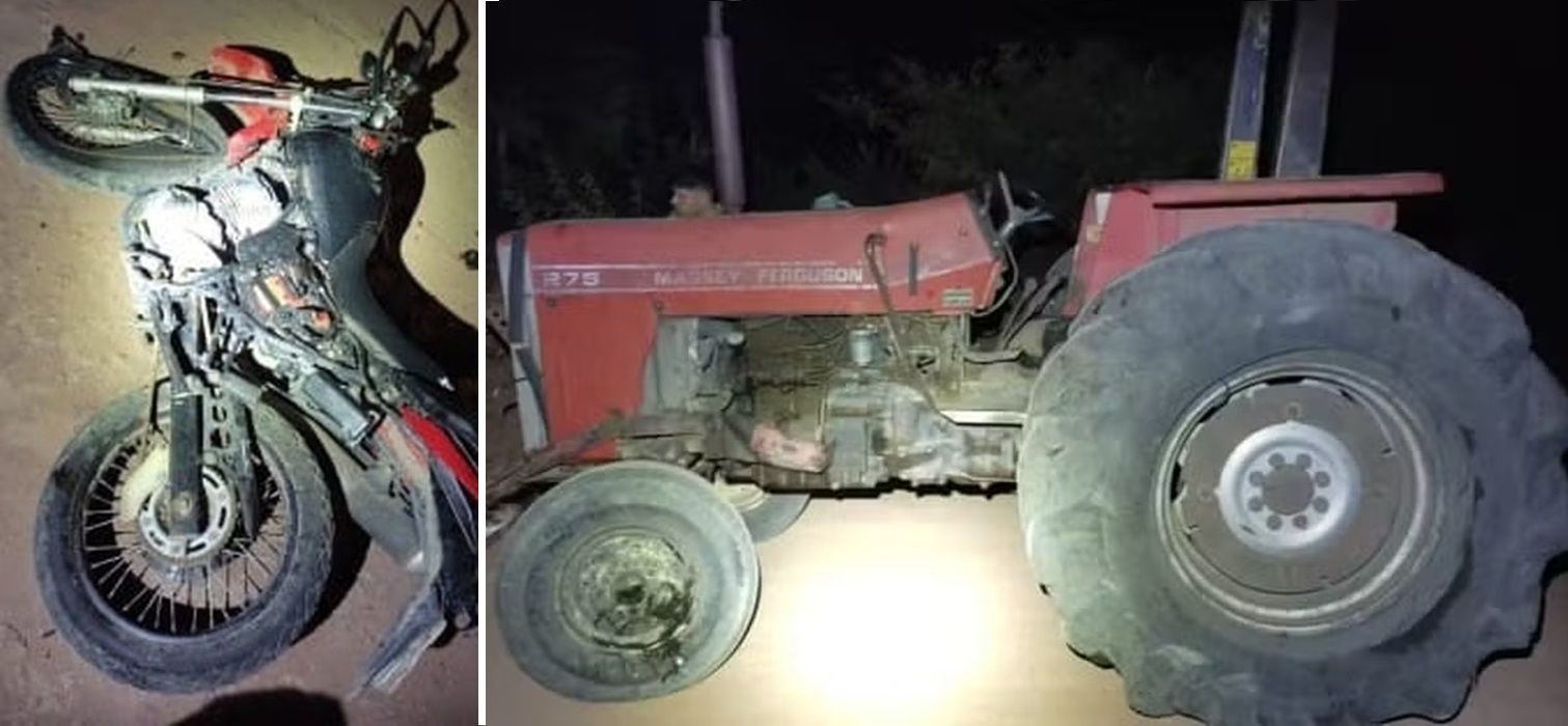 Motorista de trator foge após atropelar, amputar e matar motociclista em MG