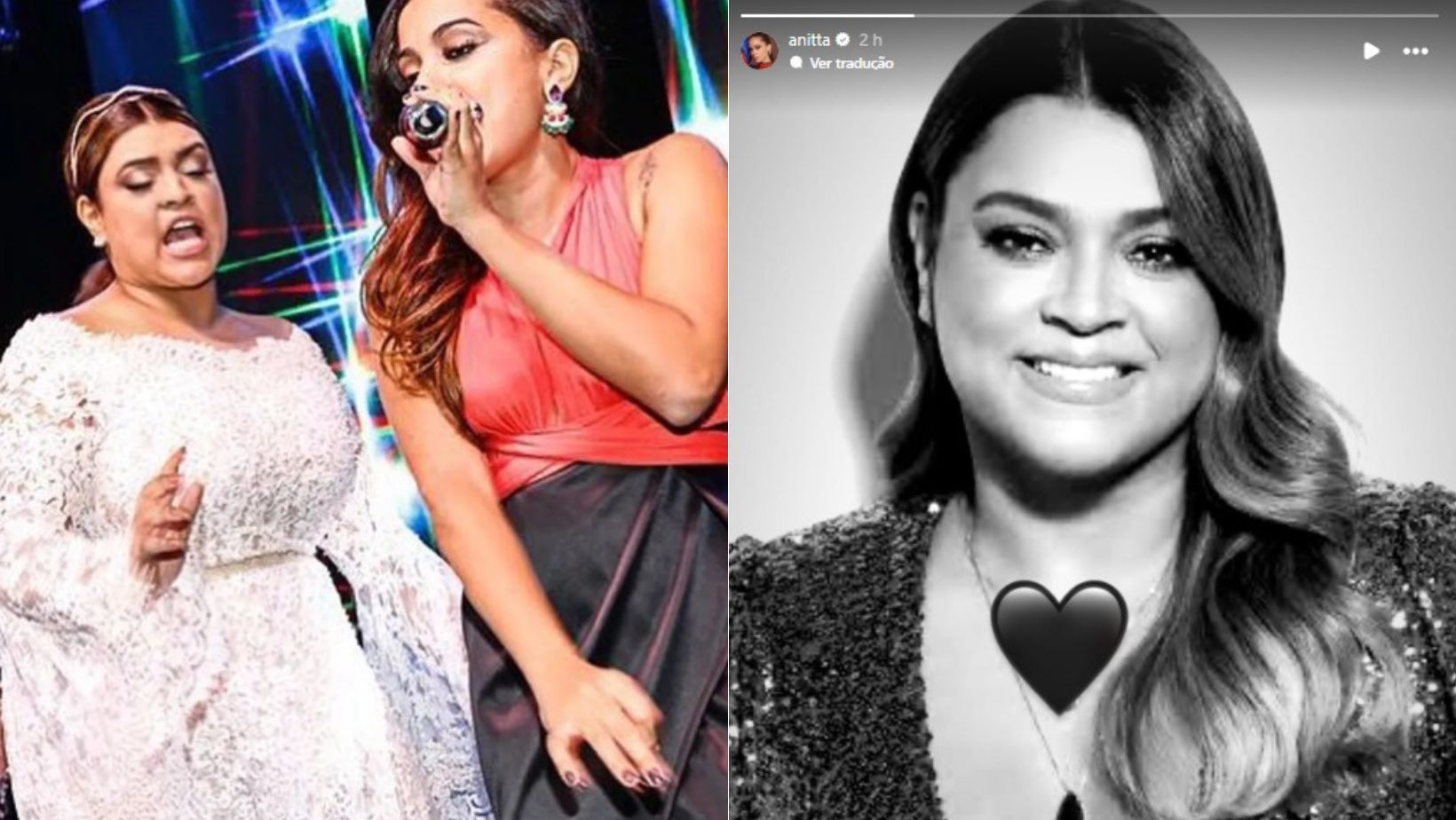 Preta Gil recebe homenagem de Anitta: 'O Brasil chora sua perda'