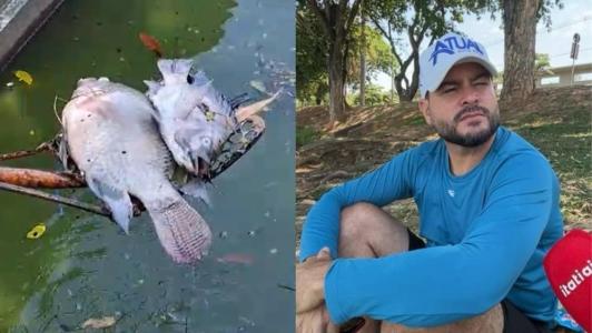 Mortandade de peixes na Lagoa da Pampulha