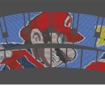 Mosaico da torcida do Fortaleza com o Super Mario Bros é vetado pela Conmebol