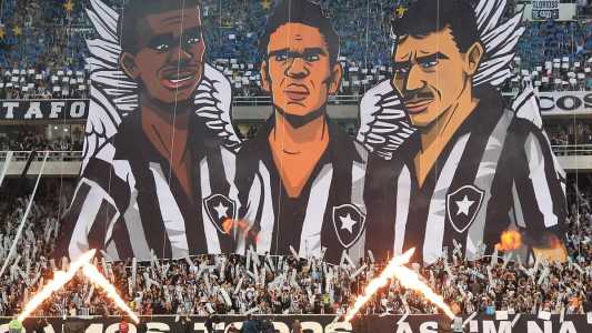 Mosaico da torcida do Botafogo emocionou John Textor