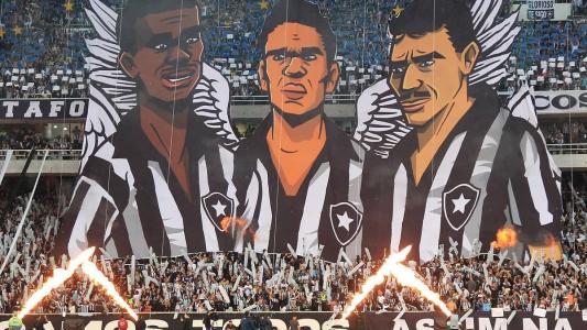 Mosaico da torcida do Botafogo emocionou John Textor