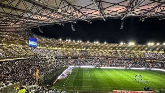 Mosaico da torcida do Atlético no Mineirão