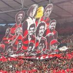 Flamengo e torcida homenageiam ídolos com mosaico na final da Copa do Brasil