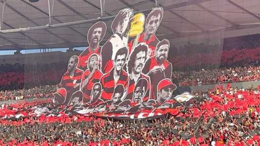 Mosaico homenageou ídolos do Flamengo de todas as gerações
