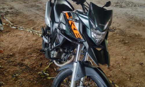 moto apreendida na Operação Caça Fantasma