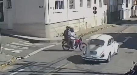 Foto mostra flagrante de acidente em Varginha (MG)