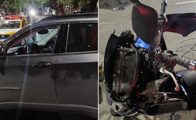 Vídeo: ‘Camarada chapado’, diz motoboy sobre acidente que matou motociclista em BH