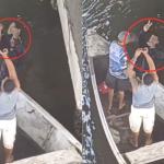Vídeo: motociclista cai na Baía de Guanabara e é resgatado por barqueiros no Rio de Janeiro
