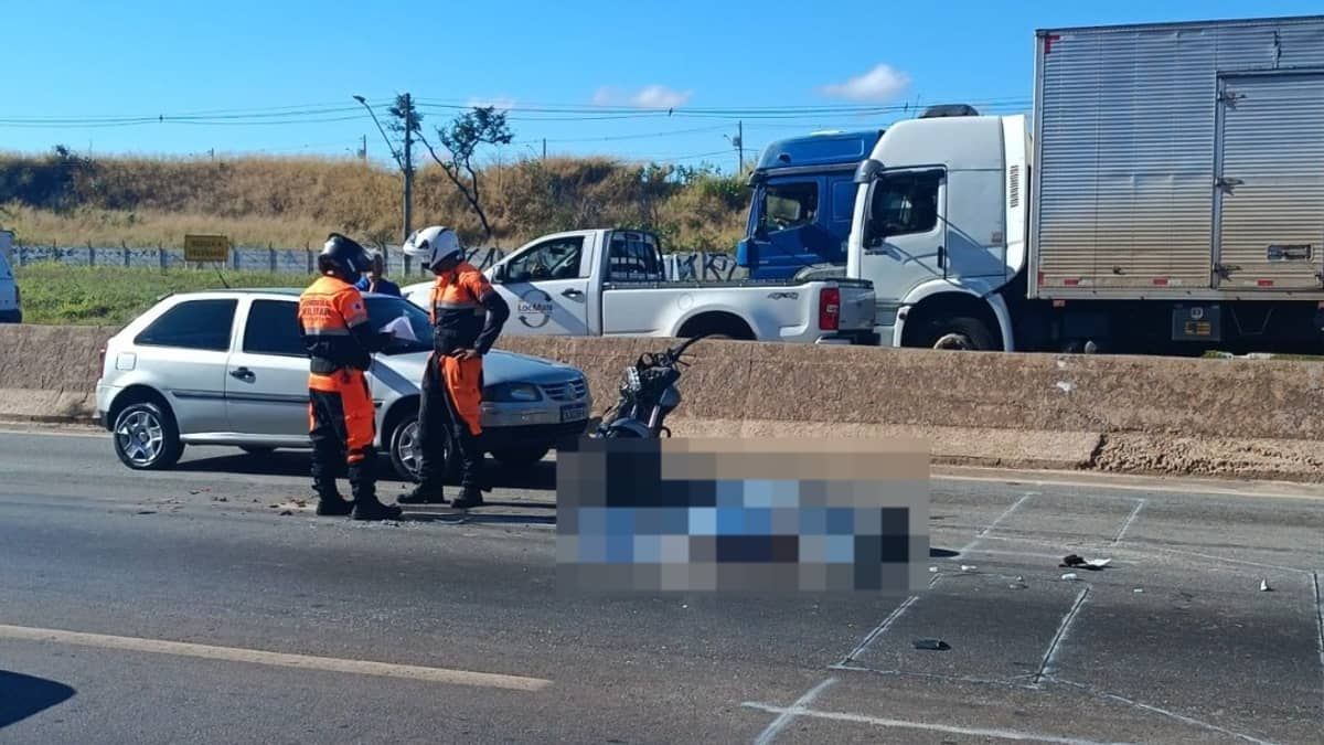 Motociclista morre em acidente no Anel Rodoviário 