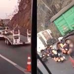 Motociclista morre após batida de frente com carro na BR-381, na Grande BH; veja vídeo