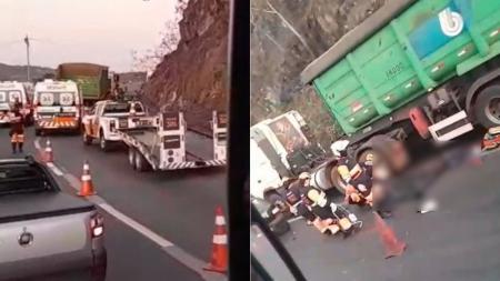 Motociclista morre após batida de frente com carro na BR-381, na Grande BH