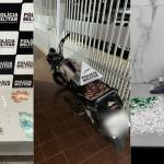 Motociclista tenta fugir da PM, é perseguido e acaba preso com cocaína 'escama de peixe'