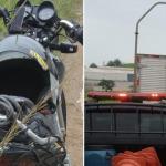 Motociclista de app sem CNH se envolve em acidente que deixa passageiro ferido na Via Expressa