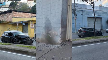 Acidente aconteceu na Avenida Barão Homem de Melo, próximo ao bairro Nova Granada, região Oeste de BH.