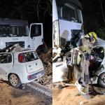 Motorista de caminhão-tanque foge após batida de frente que matou 5 no Norte de MG