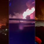 Motorista morre após caminhão-tanque tombar e explodir às margens da BR-381; vídeo
