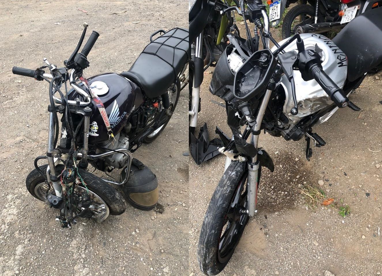 Jovens realizam manobras em motos, batem e morrem em Coronel Fabriciano  (MG)
